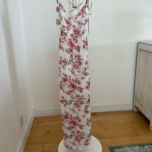 F21 Floral Maxi Dress